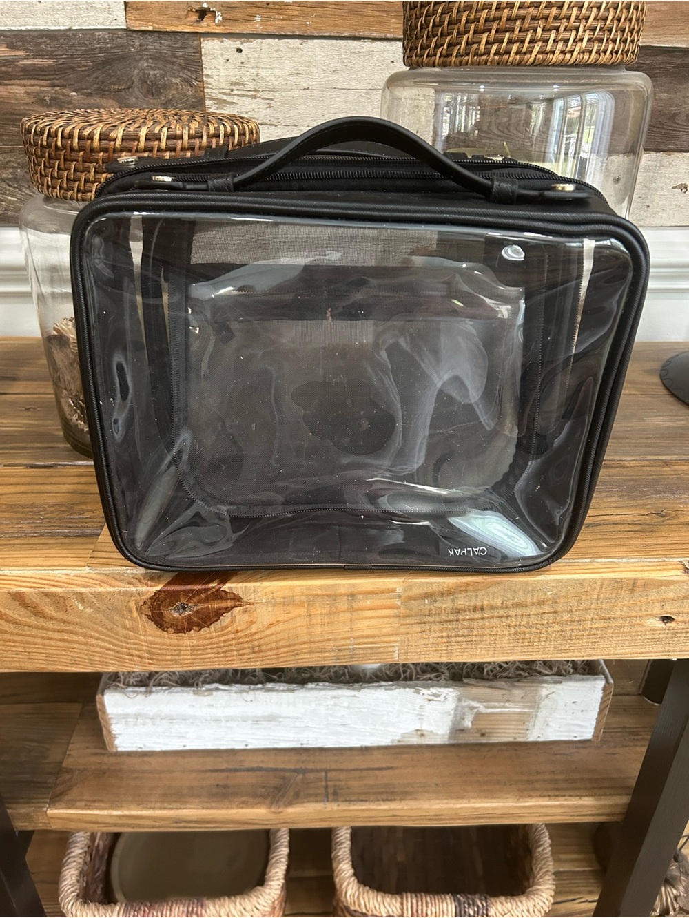 CALPAK Cosmetics Case in Black (large)